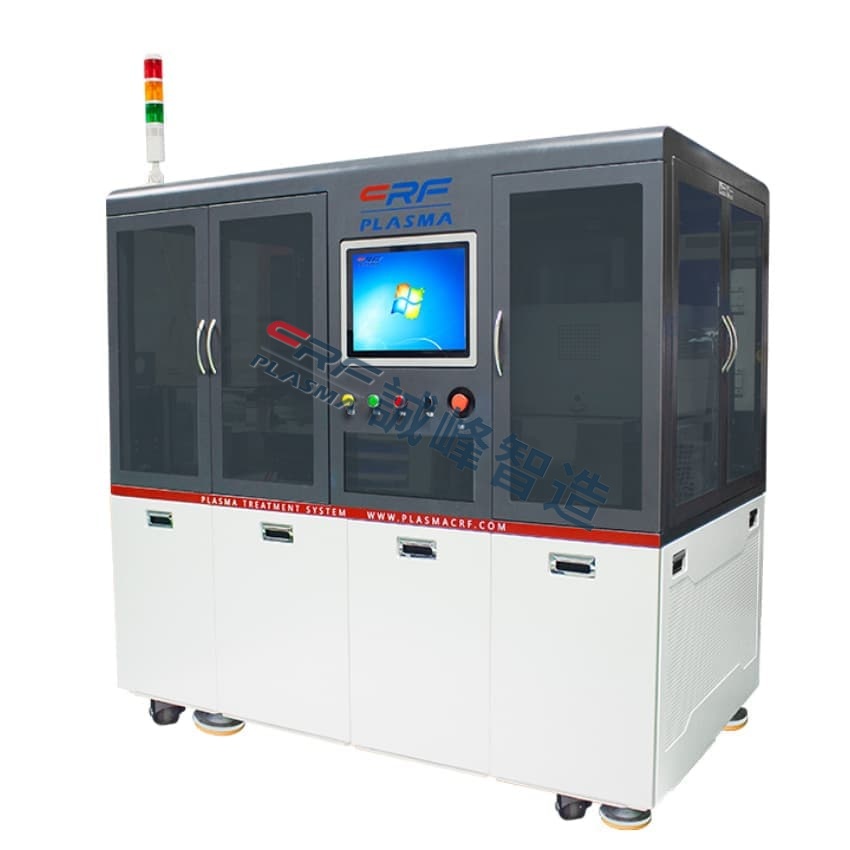 車燈座面和燈罩表面需要誠(chéng)峰crf在線等離子清洗機(jī)進(jìn)行活化處理(圖1)